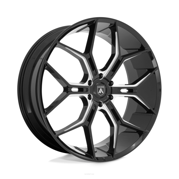 Felga aluminiowa ABL-38 MONARCH TRUCK Gloss Black Milled ASANTI