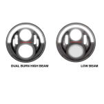 Reflektory LED czarne przód 7