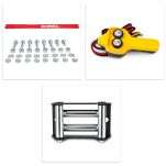 Wyciągarka elektryczna X-BULL DO QUADA, ATV, UTV  2500 Lbs lina stalowa - 6