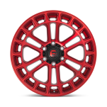 Felga aluminiowa D719 HEATER Candy Red Machined FUEL - 3