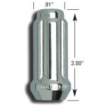 Nakrętki zabezpieczające zestaw do kół długie M14x1,5 Gorilla - 4