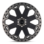 Felga aluminiowa WARLORD Matte Black W/ Machined Dark Tint BLACK RHINO - 2
