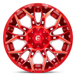 Felga aluminiowa D771 TWITCH Candy Red Milled FUEL - 2