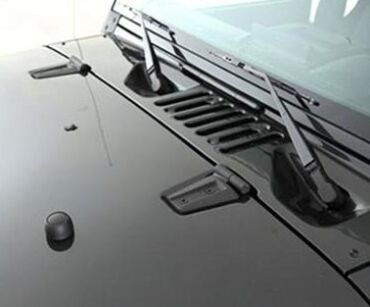 Zawiasy maski czarny mat - Jeep Wrangler JK