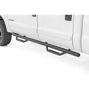 Progi, stopnie boczne czarne Rough Country Nerf Steps