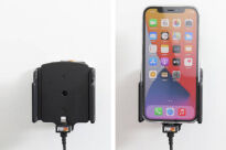 Uchwyt aktywny do stałej instalacji do Apple iPhone 12 w futerale lub bez o wymiarach: 70-83 mm (szer.), 6-10 mm (grubość). - 6
