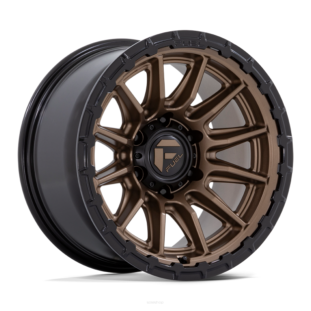 Felga aluminiowa FC866 PISTON Matte Bronze W/ Gloss Black Lip FUEL