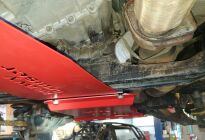 Osłona skrzyni biegów STANDARD Jeep Commander XK XH 2005-2011 czerwona - 2