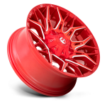 Felga aluminiowa D771 TWITCH Candy Red Milled FUEL - 2