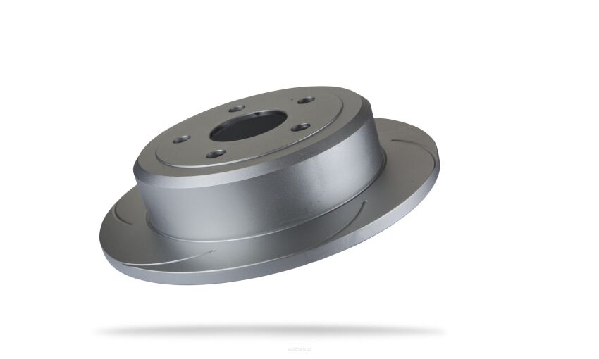 Pedders Slotted Geomet Coated Rotor