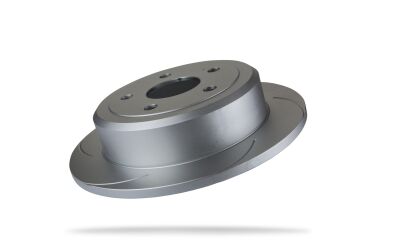 Pedders Slotted Geomet Coated Rotor