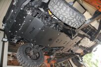 Stalowa osłona podwozia, skrzyni biegów - Toyota Land Cruiser 120 - 3