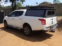 Zabudowa Bushtech Mitsubishi L200 (2017-present)-Double Cab Gładkie Aluminium - 3