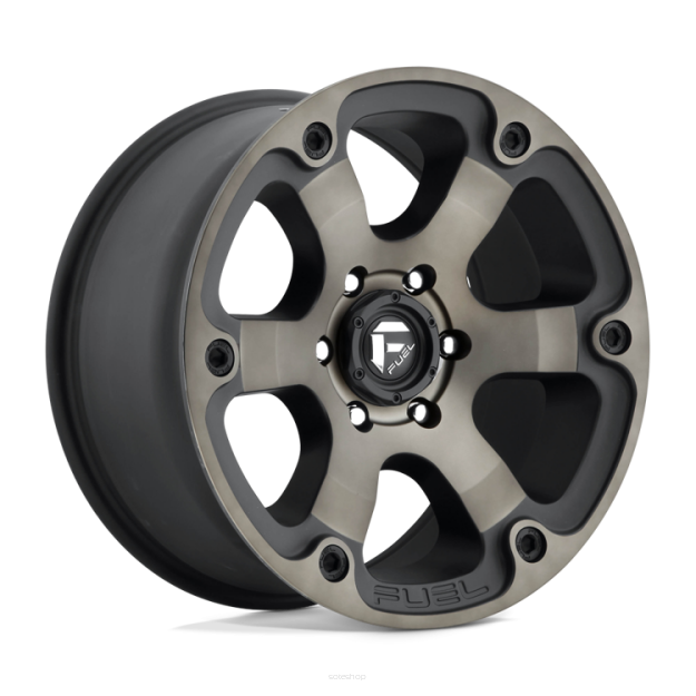 Felga aluminiowa D564 BEAST Matte Black Double Dark Tint FUEL