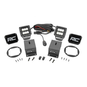 Lampy przeciwmgielne Cree LED 2" Spot Beam z mocowaniem Rough Country Black Series