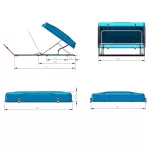 Namiot dachowy Vickywood Mighty Oak Light / Grafitowy - 5