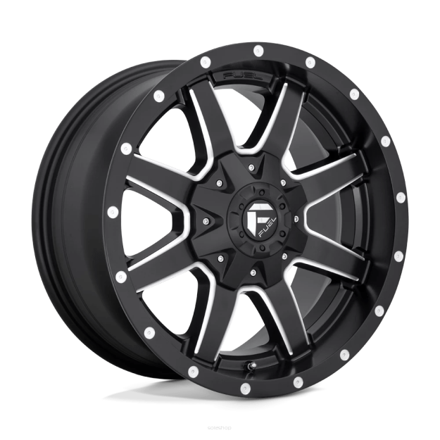 Felga aluminiowa D538 Maverick Matte Black Milled Fuel