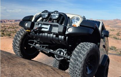 Płyta ochronna pod przedni zderzak AEV - Jeep Wrangler JK