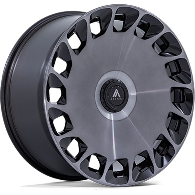 Felga aluminiowa AB045 ARISTOCRAT Gloss Black Machined Fc W/ Ddt ASANTI