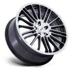 Felga aluminiowa PE001 P1D Gloss Black W/ Machined Face PETROL - 3