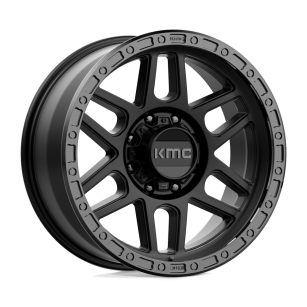 Felga aluminiowa KM544 MESA Satin Black W/ Gloss Black Lip KMC
