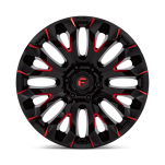 Felga aluminiowa D829 QUAKE Gloss Black Milled Red Tint FUEL - 3