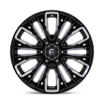 Felga aluminiowa D849 REBAR Gloss Black Milled FUEL - 2