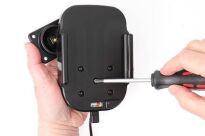 Uchwyt indukcyjny dedykowany do Apple iPhone 12 Pro Max z wbudowaną ładowarką samochodową do instalacji na stałe - 3