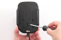 Uchwyt indukcyjny dedykowany do Apple iPhone 12 Pro Max z wbudowaną ładowarką samochodową do instalacji na stałe - 5