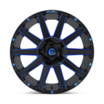 Felga aluminiowa D644 Contra Gloss Black Blue Tinted Clear Fuel - 3