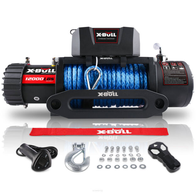 Wyciągarka elektryczna X-BULL WINCH PRIME 12000 12V lina syntetyczna