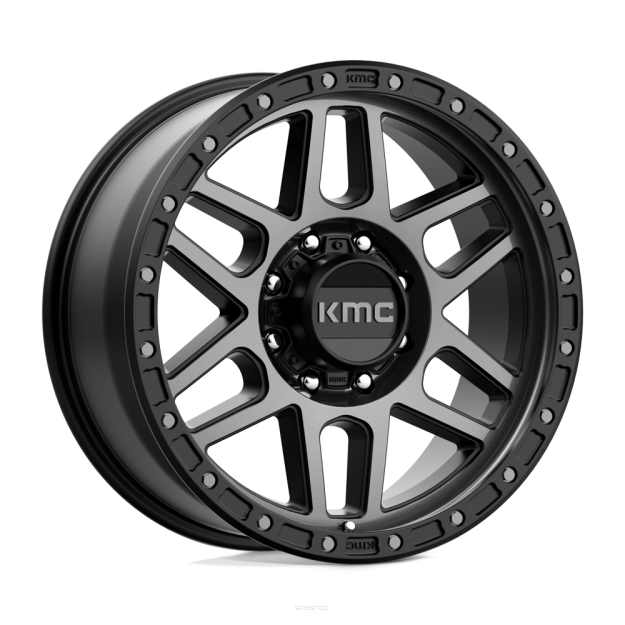 Felga aluminiowa KM544 MESA Satin Black W/ Gray Tint KMC
