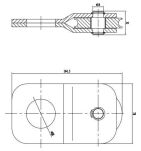 Husar Winch Zblocze liny do wyciągarki BST 4 Ton Bloczek - 5