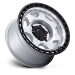 Felga aluminiowa BR018 VOYAGER Silver Machined W/ M-black Lip BLACK RHINO - 3