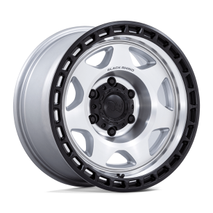 Felga aluminiowa BR018 VOYAGER Silver Machined W/ M-black Lip BLACK RHINO
