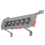 Sterownik oświetlenia zewnętrznego MLC-6 deska rozdzielcza dół Rough Country - 3