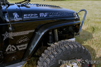 Błotniki nadkola przednie Crusher wąskie aluminiowe POISON SPYDER - Jeep Wrangler JK - 4