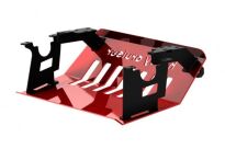 Osłona czołowa z uchwytami do holowania Jeep Grand Cherokee WJ WG 1999-2004 czerwona - 4