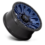 Felga aluminiowa D827 TRACTION Dark Blue W/ Black Ring FUEL - 3