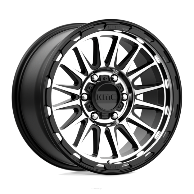 Felga aluminiowa KM542 IMPACT Satin Black Machined KMC