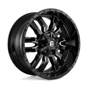 Felga aluminiowa D595 SLEDGE Gloss Black Milled FUEL