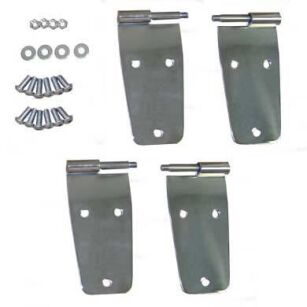 Zawiasy stalowe drzwi zestaw Smittybilt - Jeep Wrangler YJ