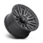 Felga aluminiowa D680 REBEL Matte Gun Metal Black Bead Ring FUEL - 3